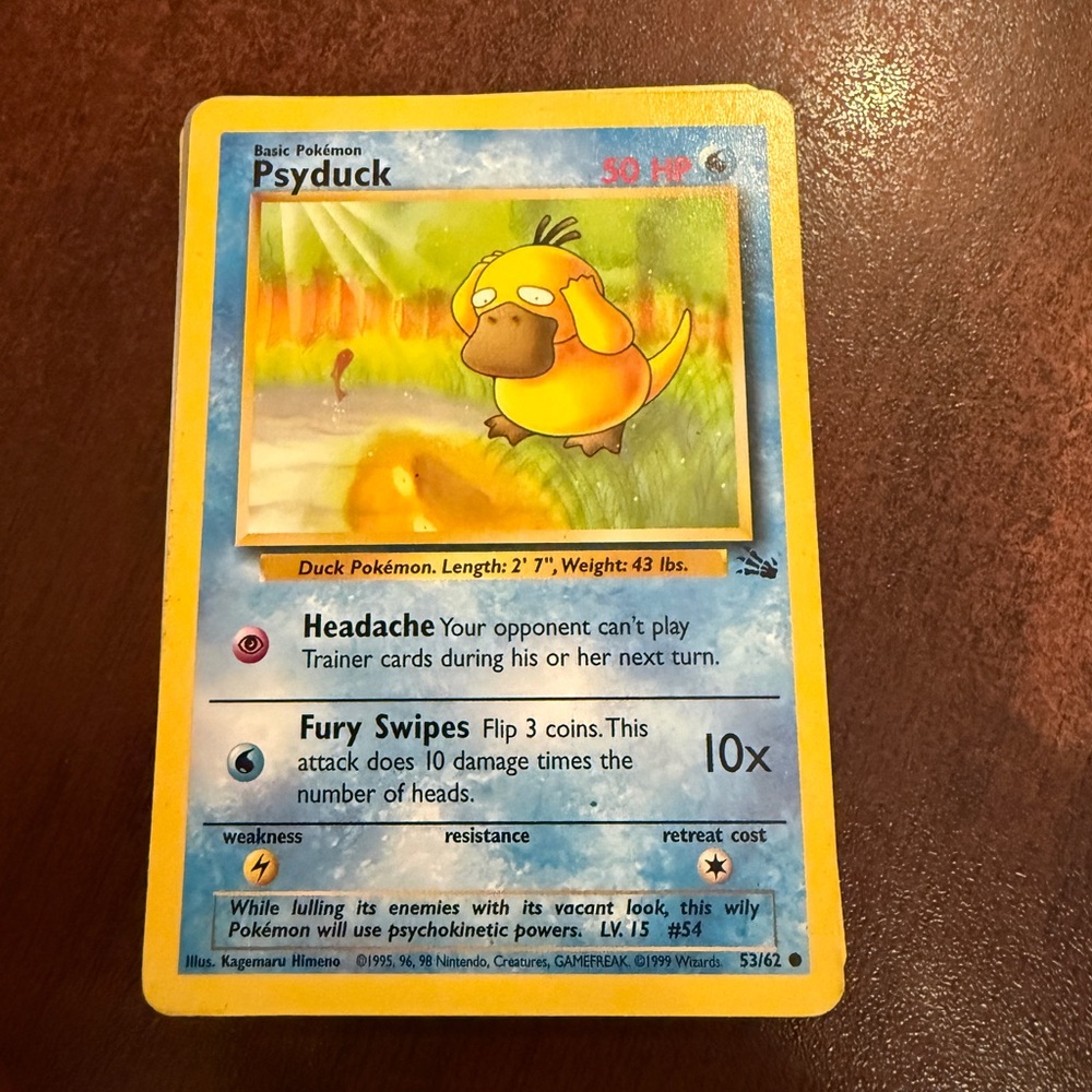 Psyduck Pokémon Card